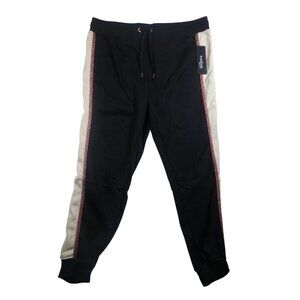 Bebe Sport Color Pop Jogger Black Women's Size 1X‎